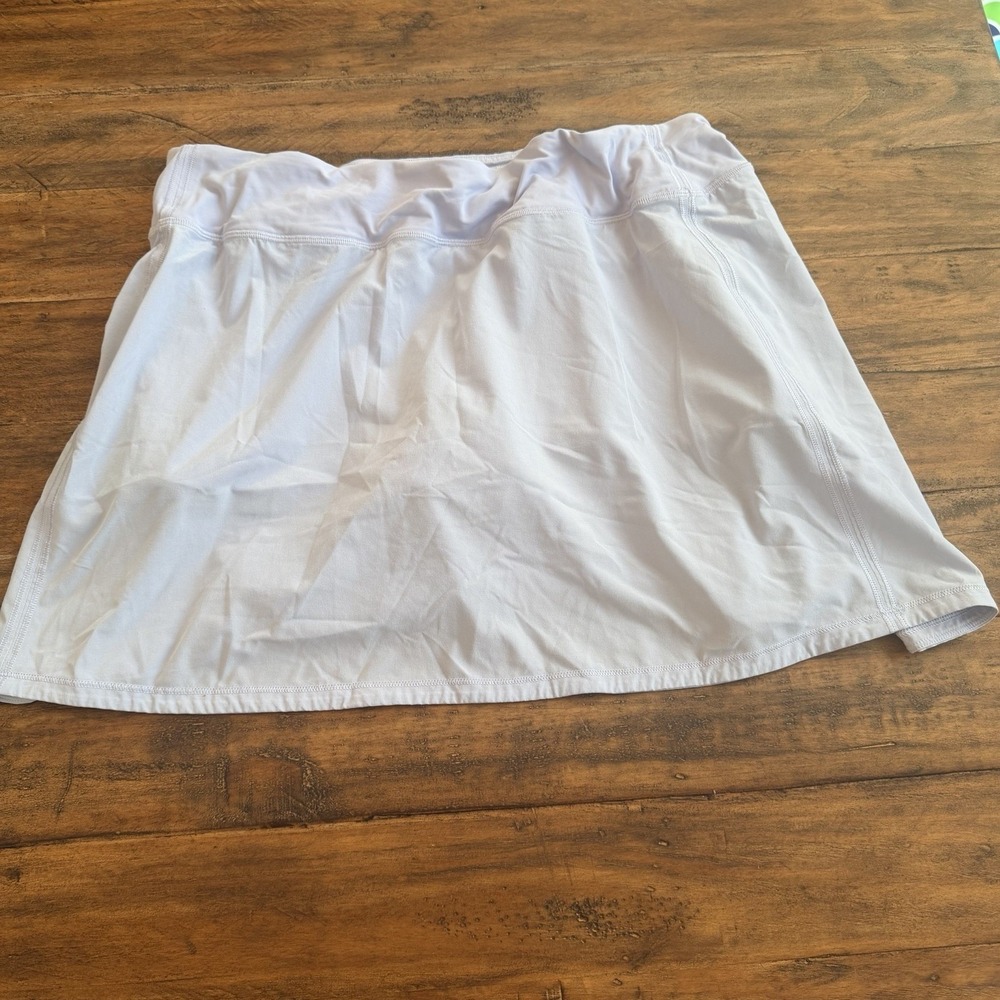 Lululemon Pace Rival Mid-Rise Skirt Size 12 Blue Tennis Skort Golf Gym Pocket - Picture 2 of 9